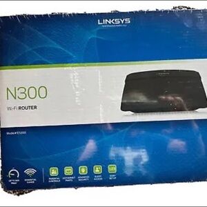 Linksys Wi-Fi Router N300 Model #E1200 NIB